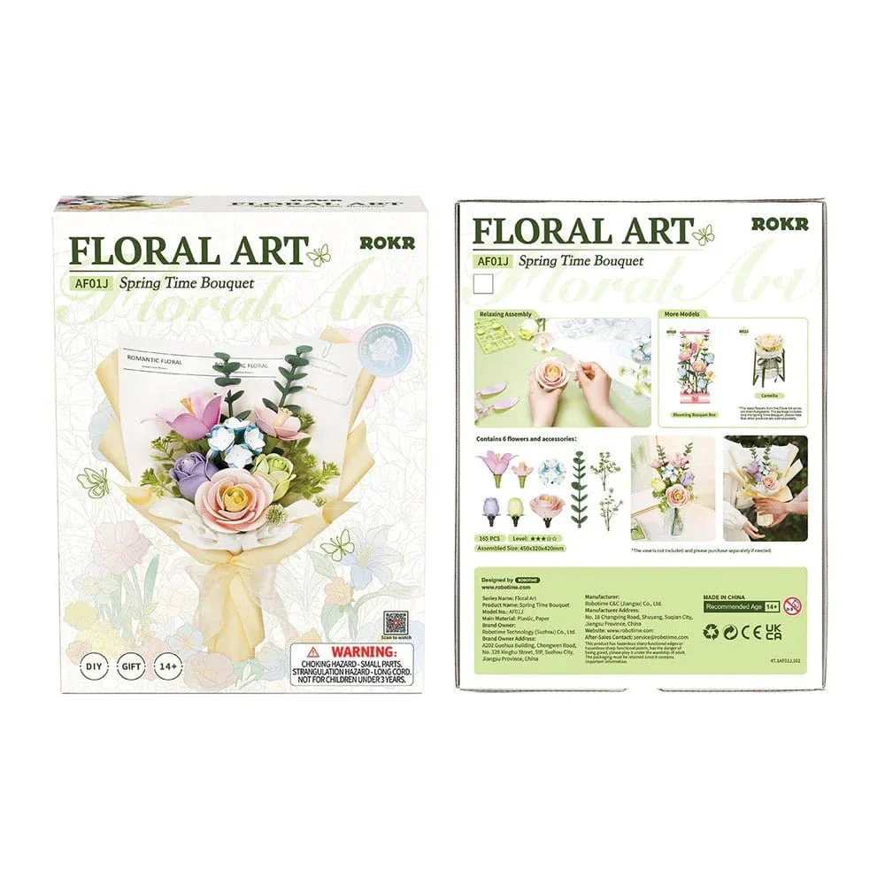 ROKR Flower Bouquet Spring Time - 3D Plastic Kit [AF01J] - Image 5