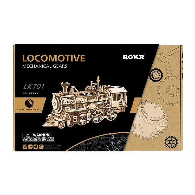 ROKR Locomotive Wooden Kit [LK701]