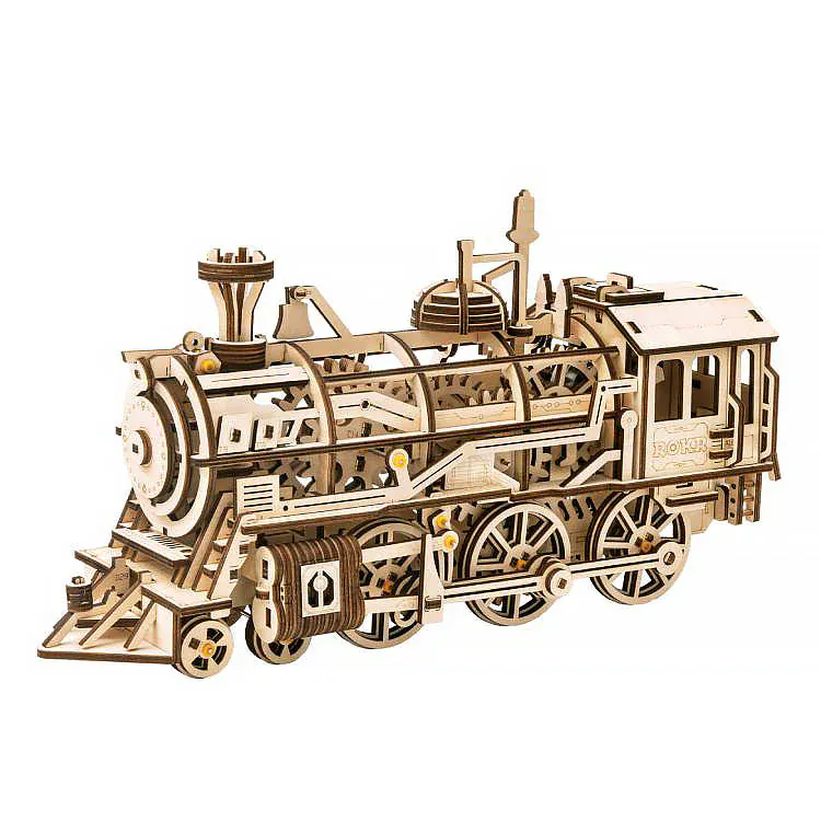 ROKR Locomotive Wooden Kit [LK701] - Image 2