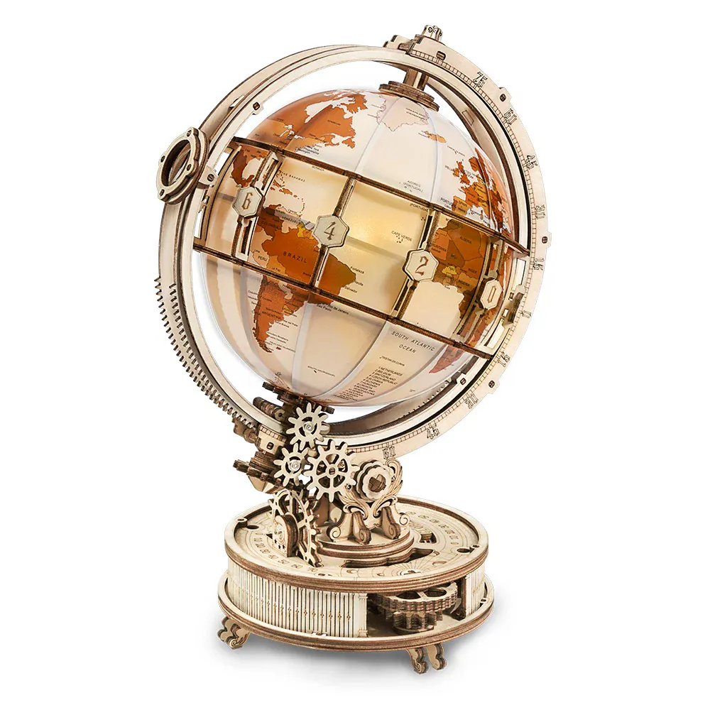 ROKR Models Luminous Globe Wood Kit [ST003] - Image 2