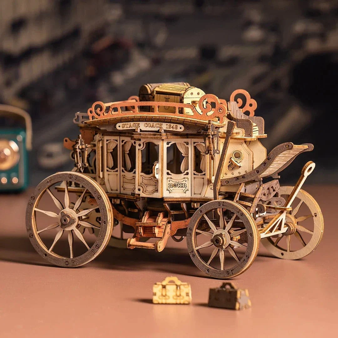 ROKR Stagecoach Mechanical Music Box Kit - Image 3