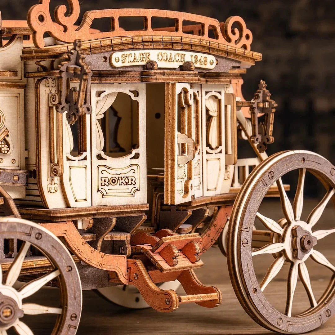 ROKR Stagecoach Mechanical Music Box Kit - Image 4