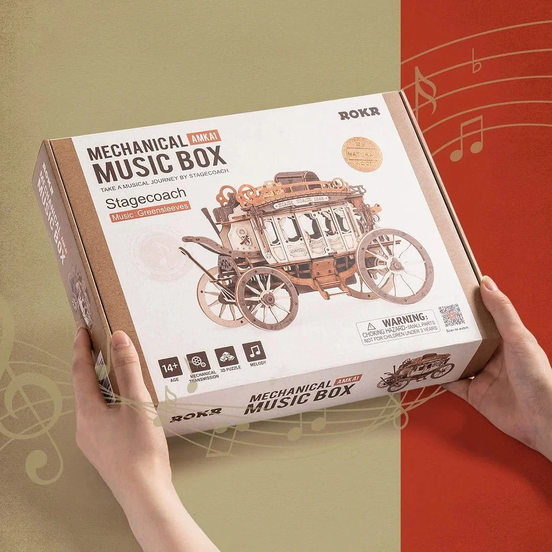 ROKR Stagecoach Mechanical Music Box Kit - Image 6