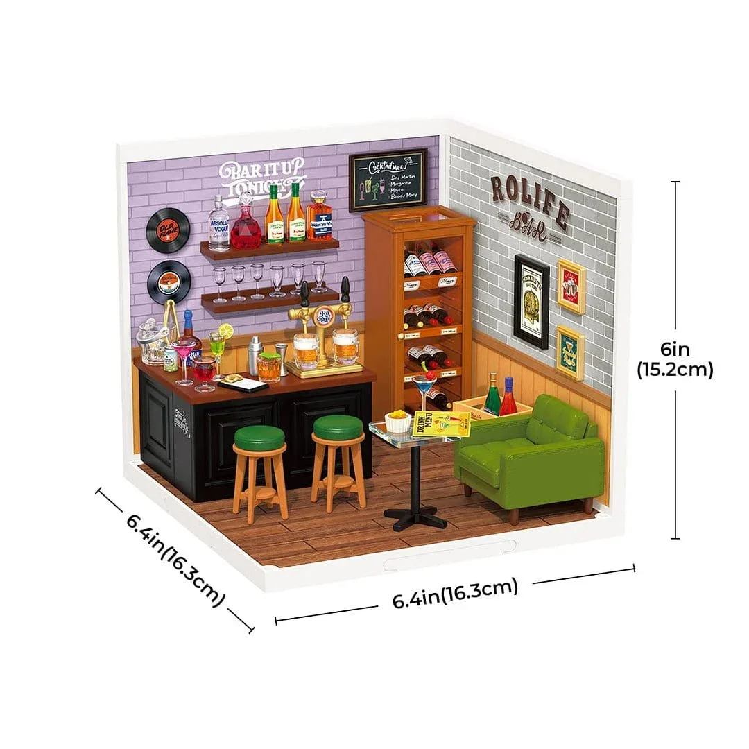 Rolife Plastic Miniature House - Leisurely Cheers Bar [DW012] - Image 4