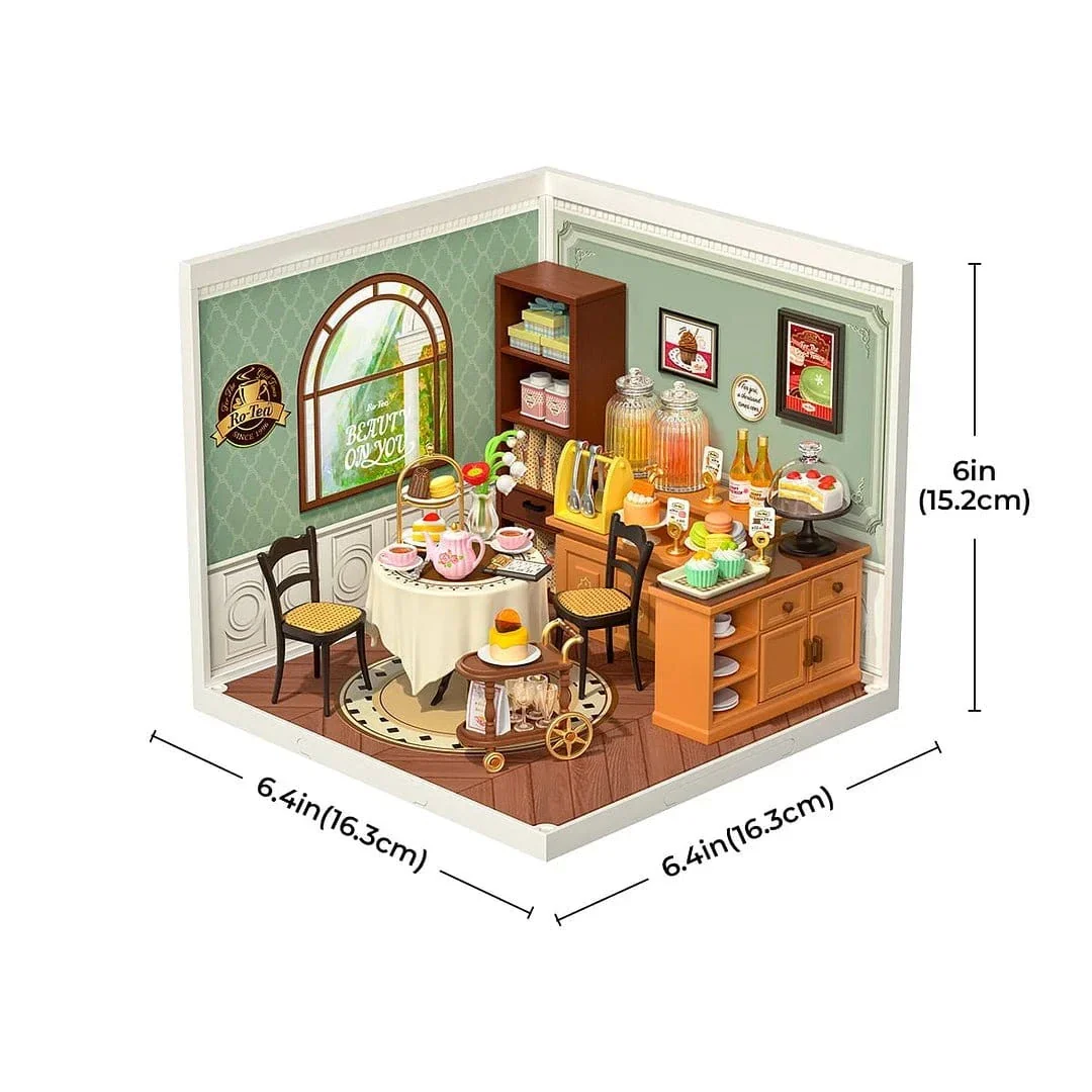 Rolife Sweet Sips Tea DIY Plastic Miniature House [DW011] - Image 4