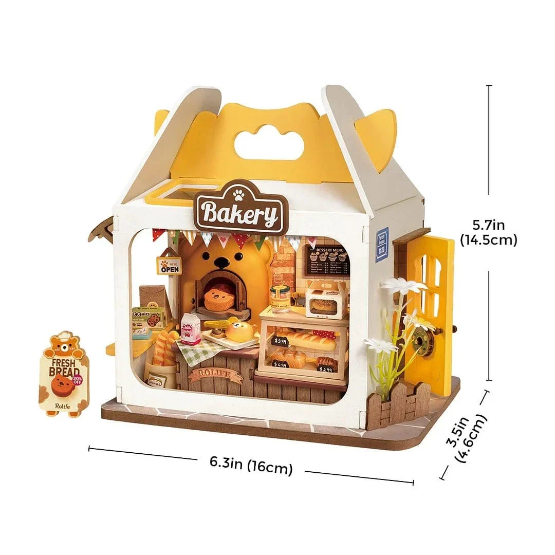 Rolife Teddys Food Box DIY Miniature House Kit - Image 2