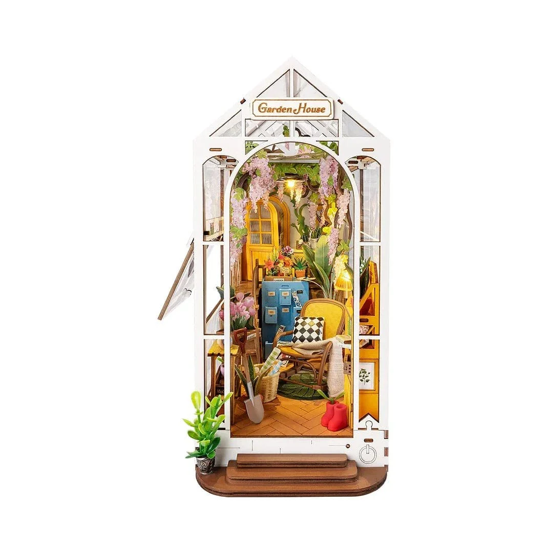 Rolife TGB06 Holiday Garden House DIY Book Nook Shelf Insert