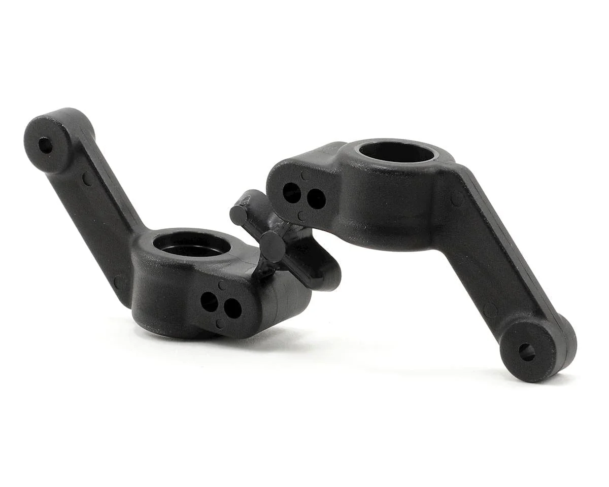 RPM Rear Bearing Carrier Set for Traxxas Slash 4x4 (Black) (2)