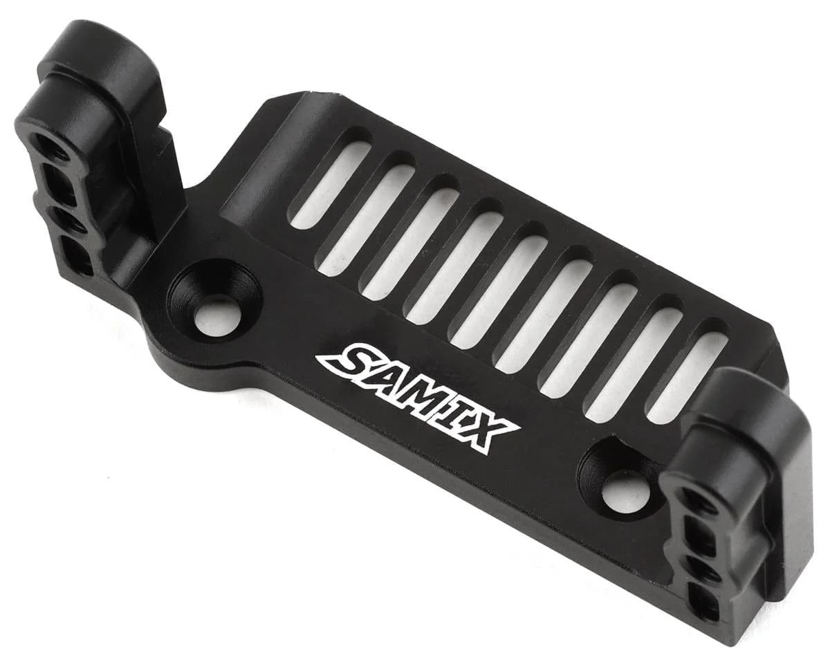 Samix SCX-6 Aluminum 2-Speed Transmission Servo Mount (Black)** - Image 2