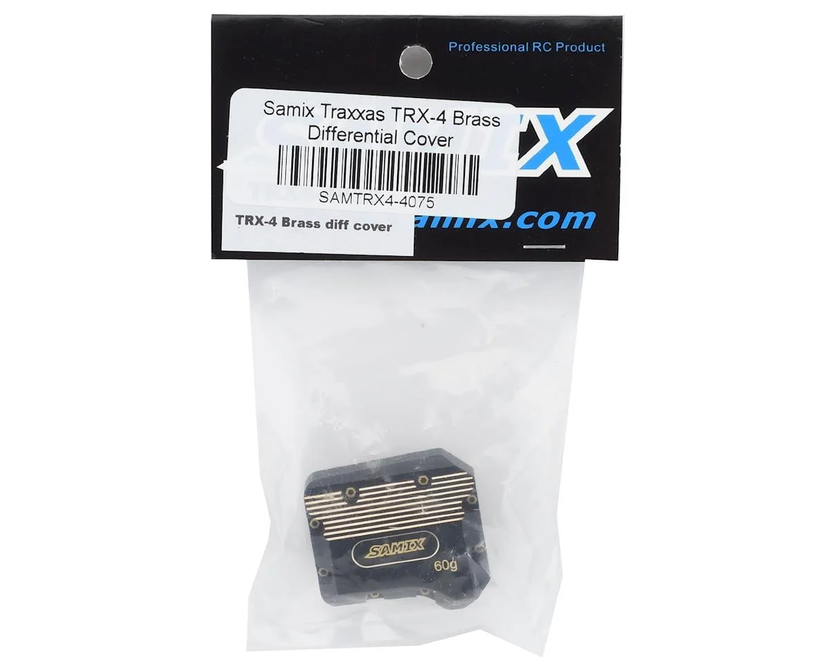 Samix Traxxas TRX-4 Brass Differential Cover** - Image 2