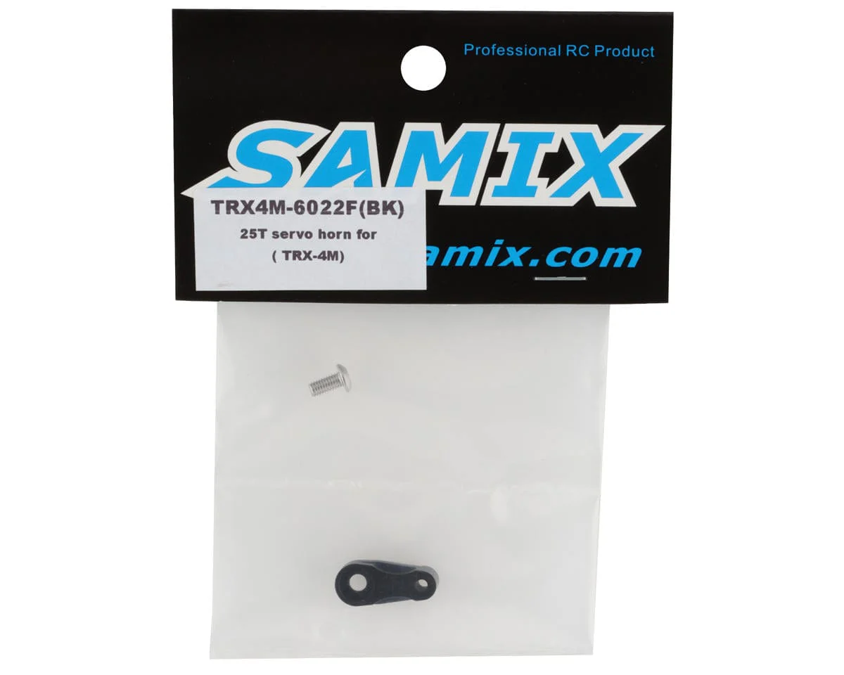 Samix TRX-4M Aluminum Servo Horn (Black) (25T)** - Image 2