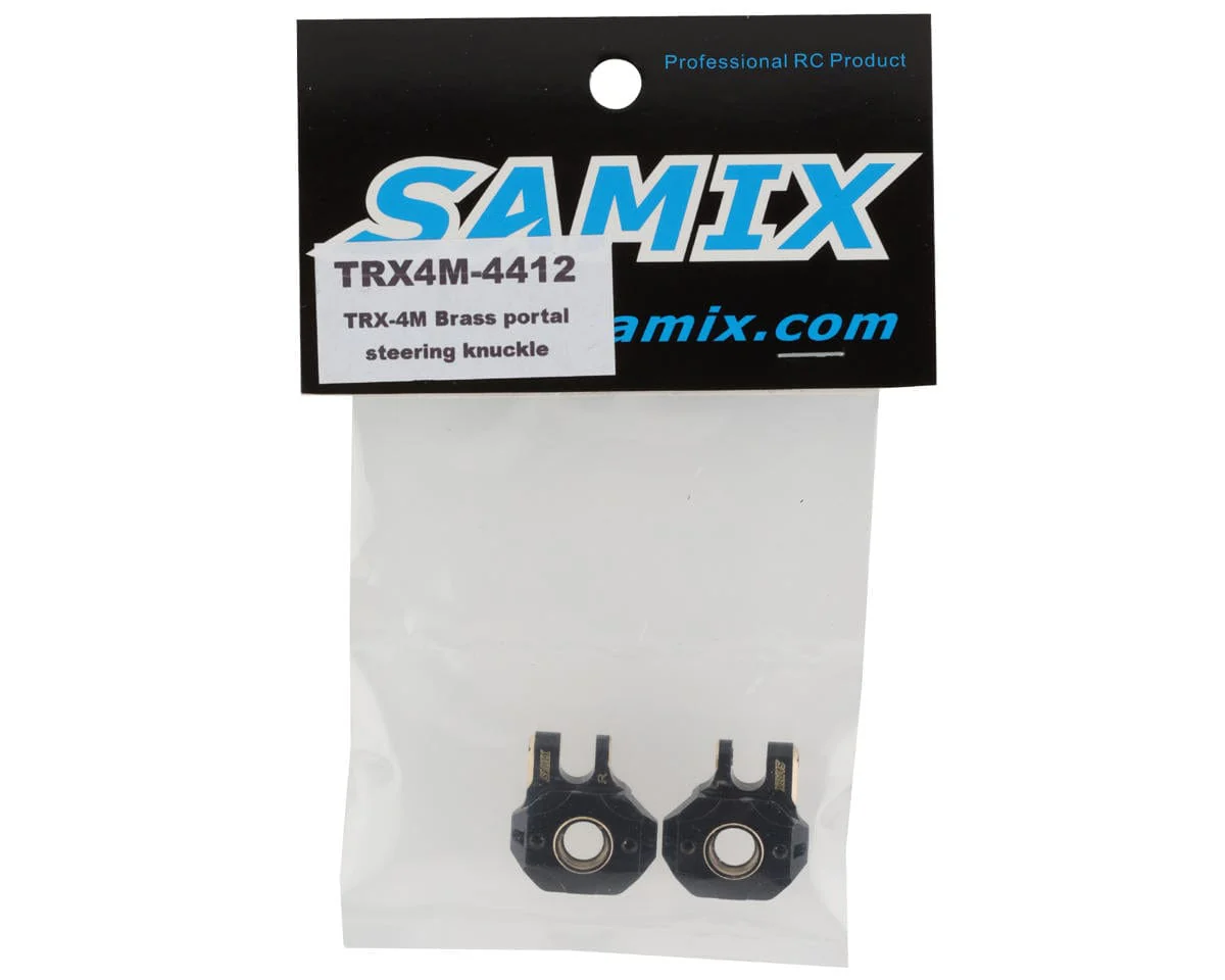 Samix TRX-4M Brass Heavy Steering Knuckles** - Image 2