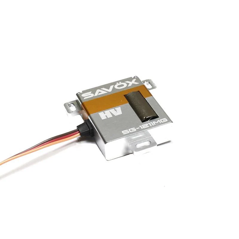 Savox 1211MG Glider Wing Servo 10mm Thick 11kg 7.4V**