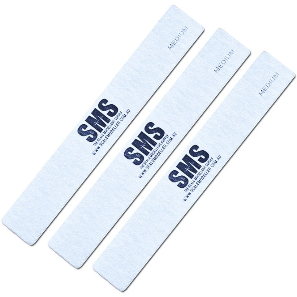 Scale Modellers Supply SND06 Sanding Sticks - Medium (3pcs)