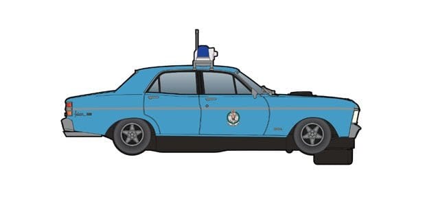 Scalextric C4532F Ford XY Falcon Police Car Ã¢â‚¬â€œ New South Wales Slot Car**