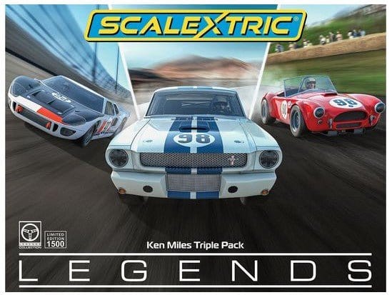 Scalextric Ken Miles - Triple Car Pack Slot Car [C4619A]