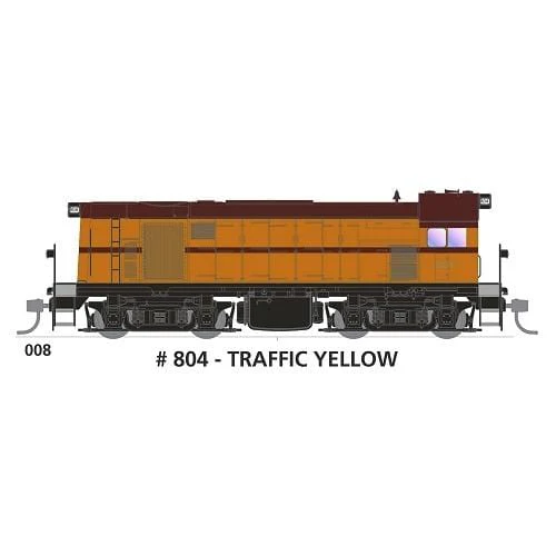 SDS Models 800 Class 804 Traffic Yellow (DCC & Sound)