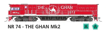 SDS NR74 The Ghan Mk2 DC Locomotive