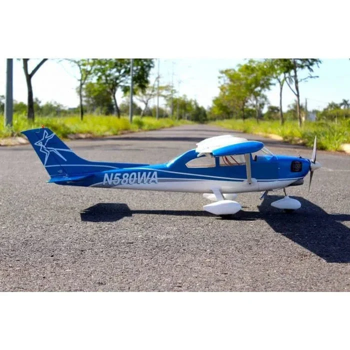 Seagull Models SEA-327B 182 Cessna .46 ARF RC Plane Pearl Blue Scheme - Image 3