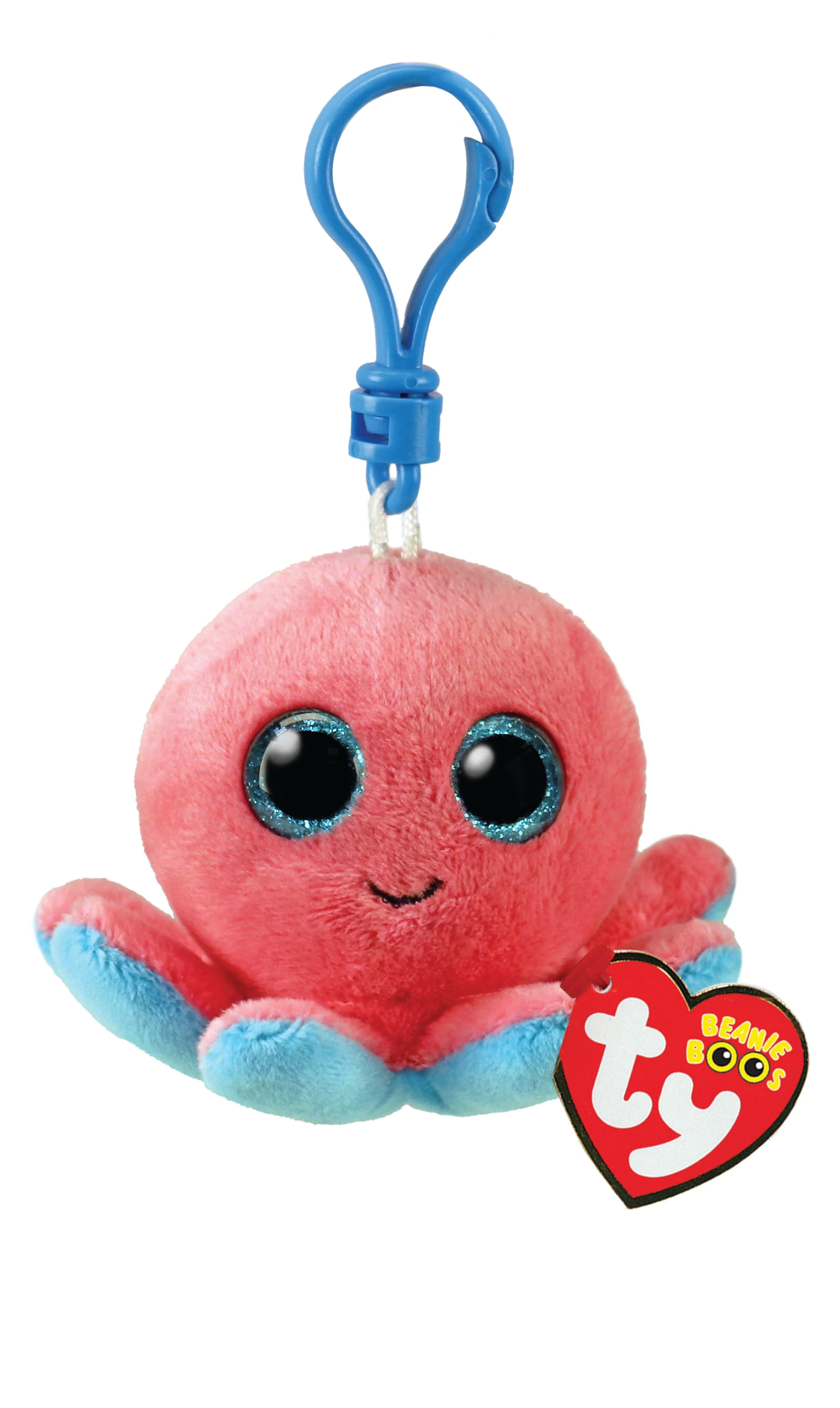 SHELDON - Coral Octopus Clip Beanie Clips