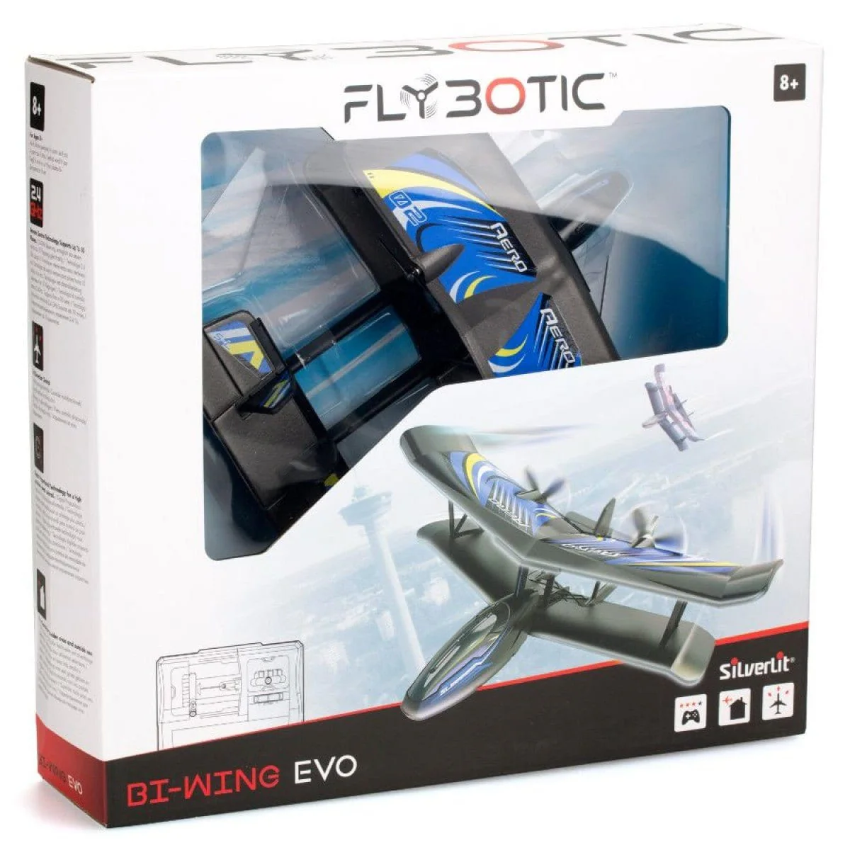 Silverlit Radio Control Bi-Wing Evo Plane Assorted (1)