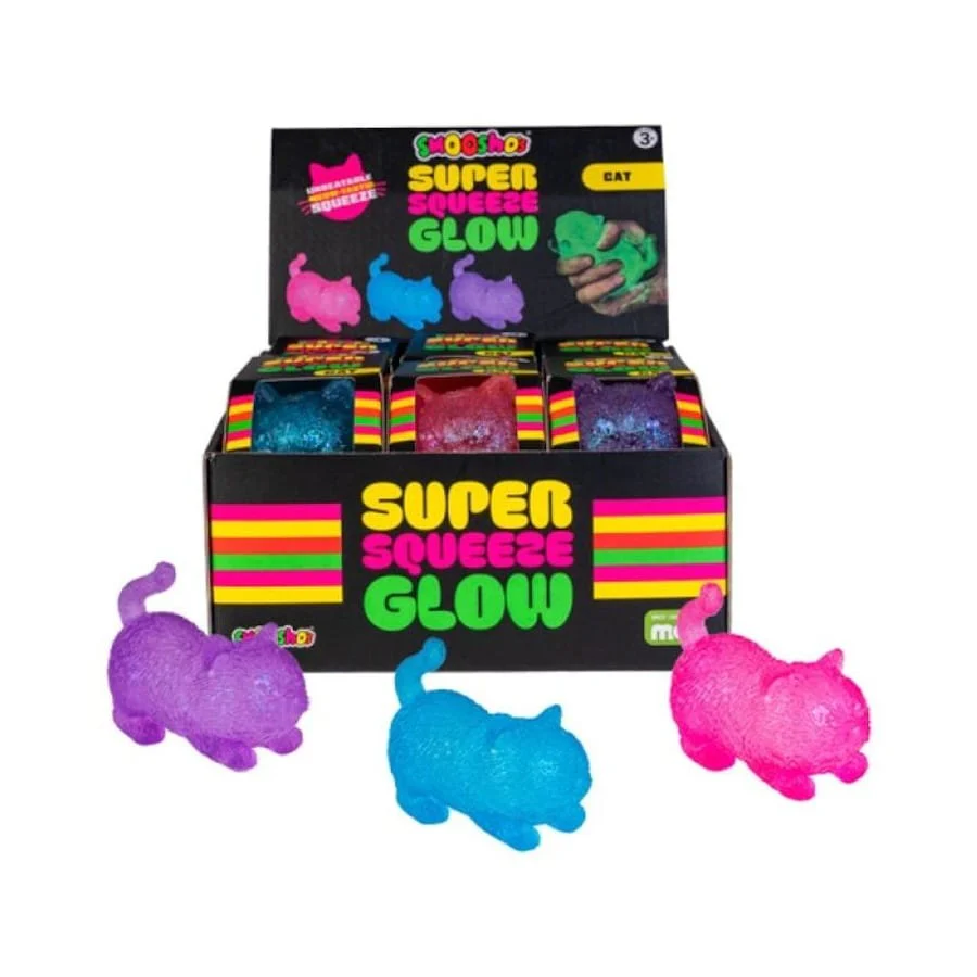Smooshos Super Squeeze Glow Cat - Assorted (1) - Image 3