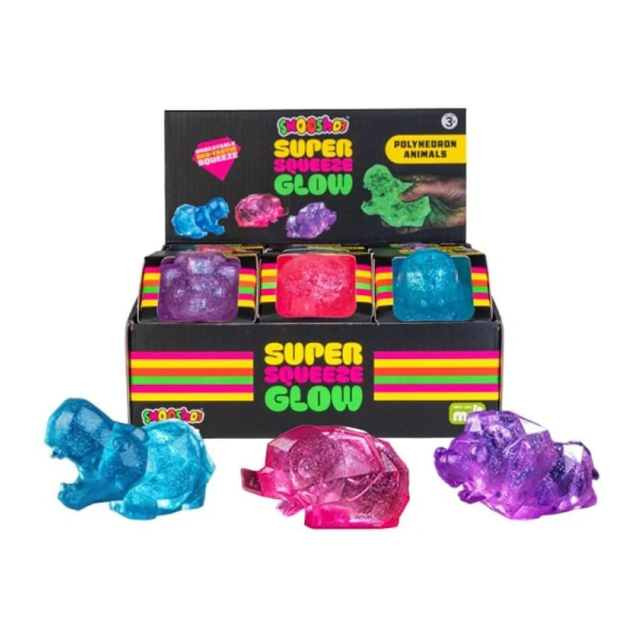 Smooshos Super Squeeze Poly Glow Animal - Assorted (1) - Image 2