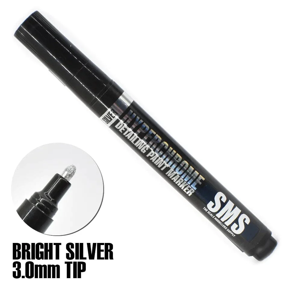 SMS HyperChrome Marker BRIGHT SILVER 3.0mm