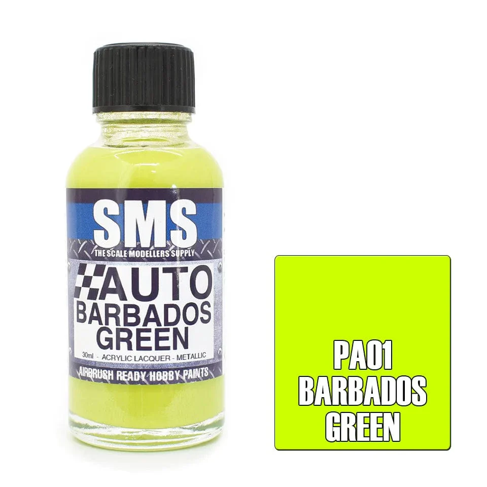 SMS PA01 Auto Colour BARBADOS GREEN 30ml