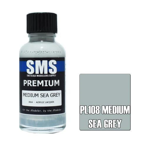 SMS PL108 Premium Acrylic Lacquer Medium Sea Grey 30ml