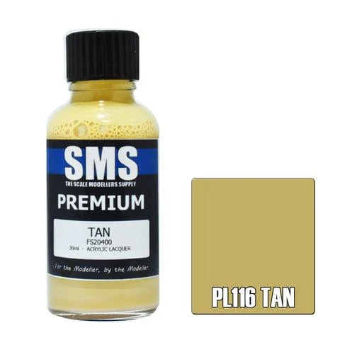 SMS PL116 Premium Acrylic Lacquer Tan 30ml
