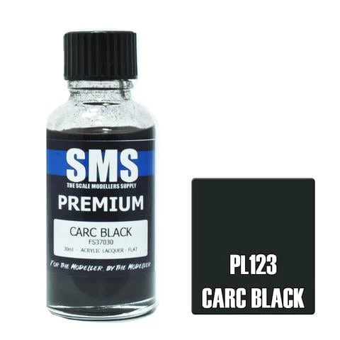 SMS PL123 Premium Acrylic Lacquer Carc Black 30ml