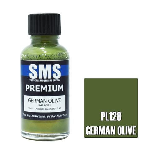 SMS PL128 Premium Acrylic Lacquer German Olive 30ml