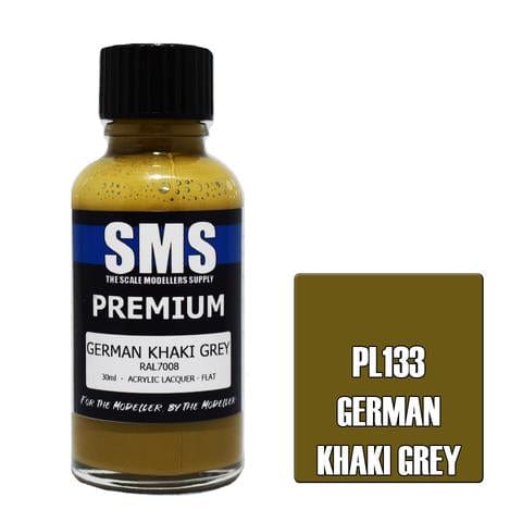SMS PL133 Premium Acrylic Lacquer German Khaki Grey 30ml