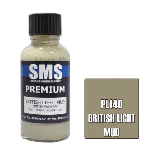 SMS PL140 Premium Acrylic Lacquer British Light Mud 30ml