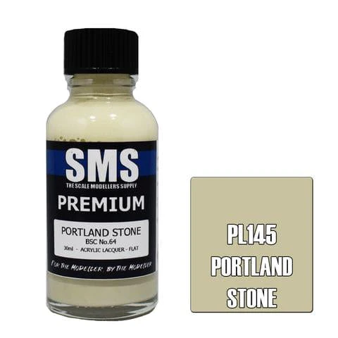 SMS PL145 Premium Acrylic LacquerPortland Stone 30ml