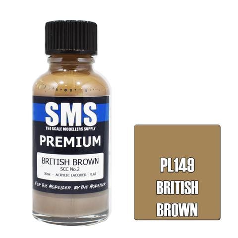 SMS PL149 Premium Acrylic Lacquer British Brown SCC No.2 30ml