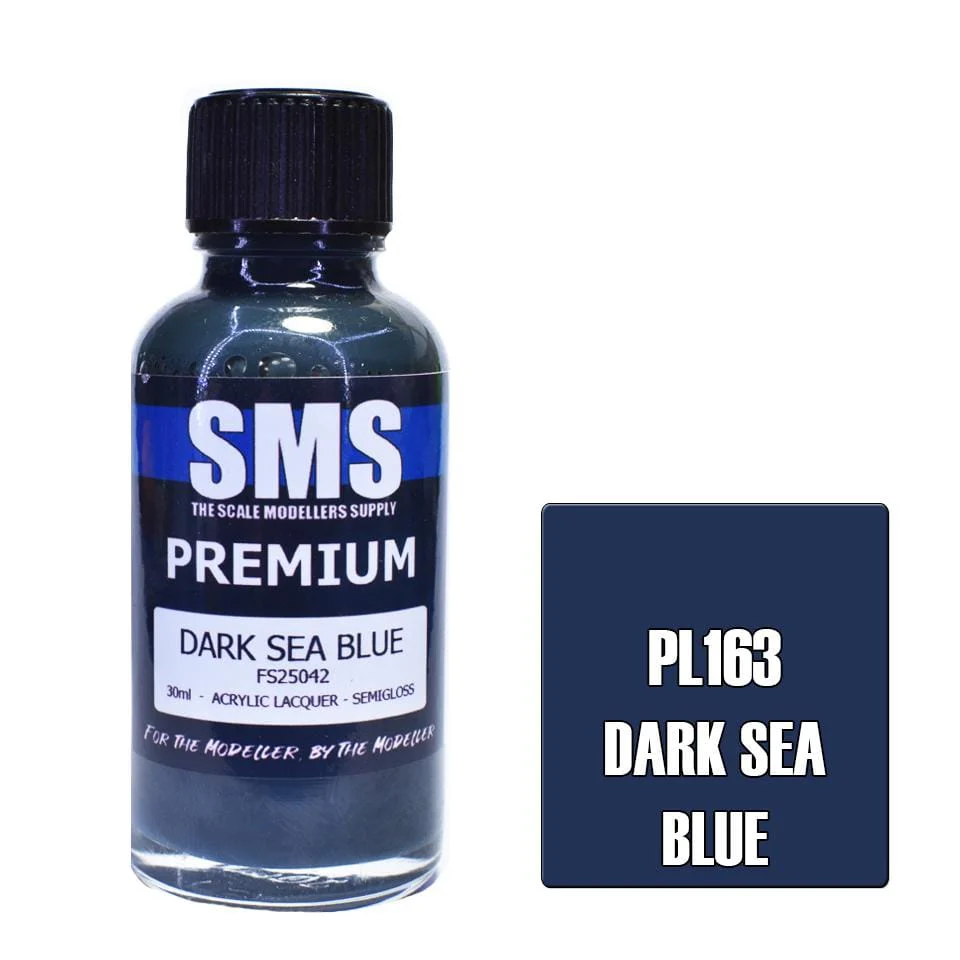 SMS PL163 Premium Acrylic Lacquer Dark Sea Blue 30ml