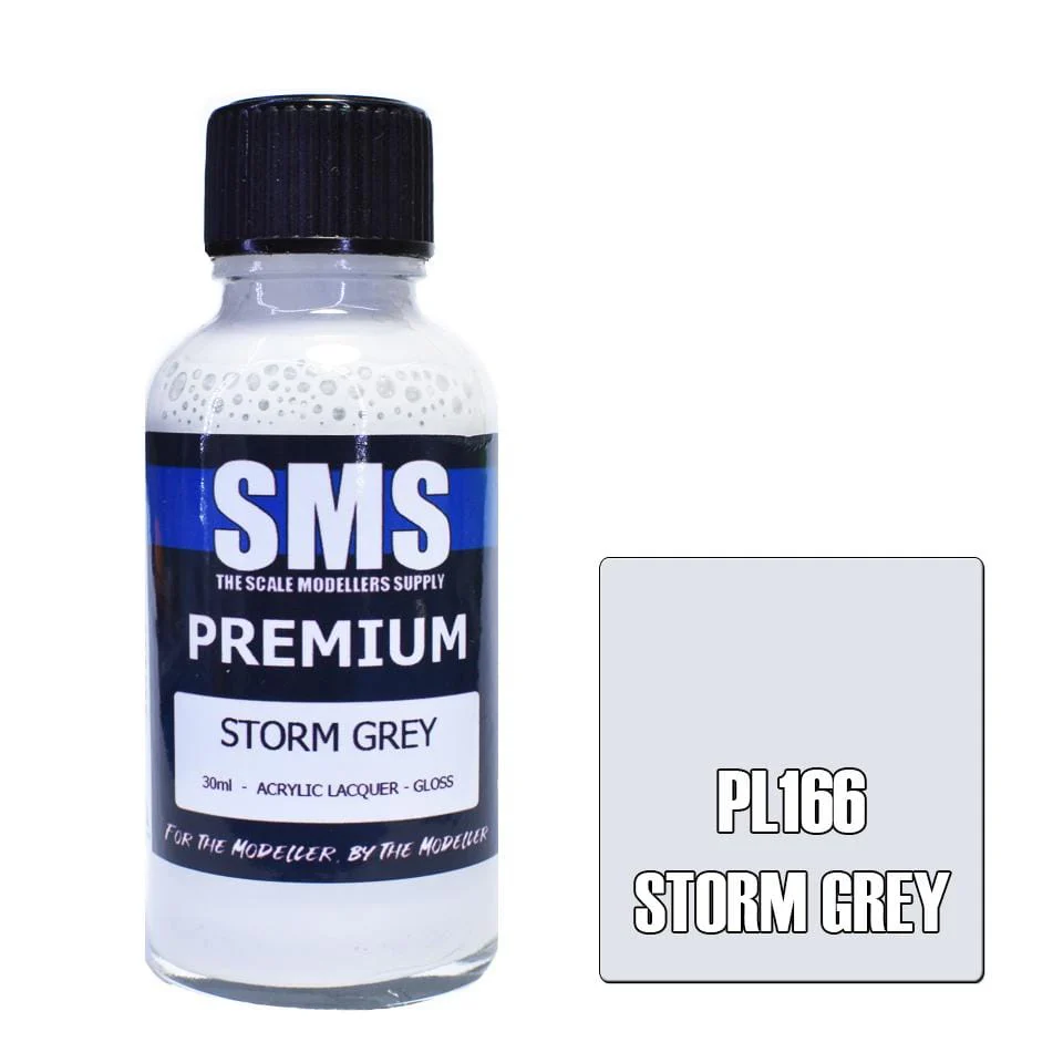 SMS PL166 Premium Acrylic Lacquer Storm Grey 30ml