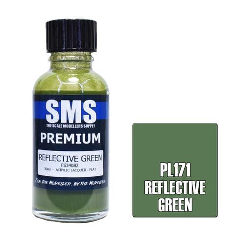 SMS PL171 Premium Acrylic Lacquer Reflective Green 30ml