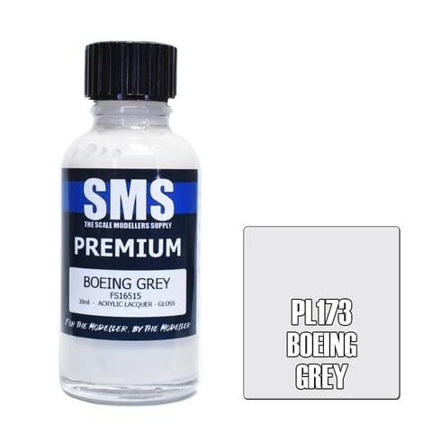SMS PL173 Premium Acrylic Lacquer Boeing Grey 30ml