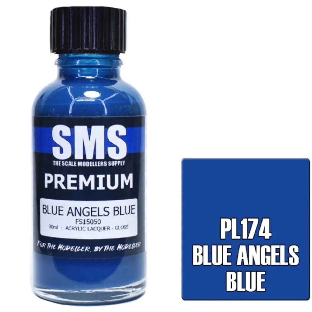 SMS PL174 Premium Acrylic Lacquer Blue Angels Blue 30ml