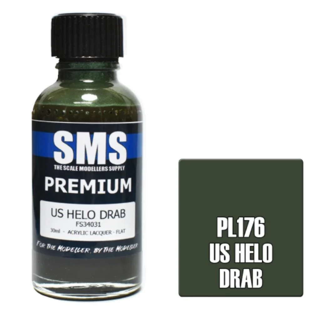 SMS PL176 Premium Acrylic Lacquer US Halo Drab 30ml