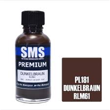 SMS PL181 Acrylic Lacquer Dunkelbraun Rlm61 30ml