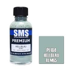 SMS PL184 Acrylic Lacquer Hellblau Rlm65 30ml