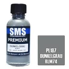 SMS PL187 Acrylic Lacquer Dunkelgrau Rlm74 30ml