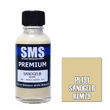 SMS PL191 Acrylic Lacquer Sandgelb Rlm79 30ml