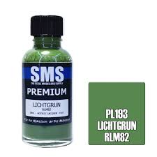 SMS PL193 Acrylic Lacquer Lichtgrun Rlm82 30ml