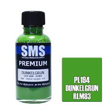 SMS PL194 Acrylic Lacquer Dunkelgrun Rlm83 30ml