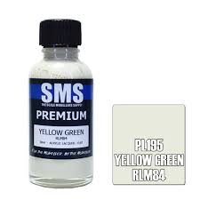 SMS PL195 Acrylic Lacquer Yellow Green Rlm84 30ml